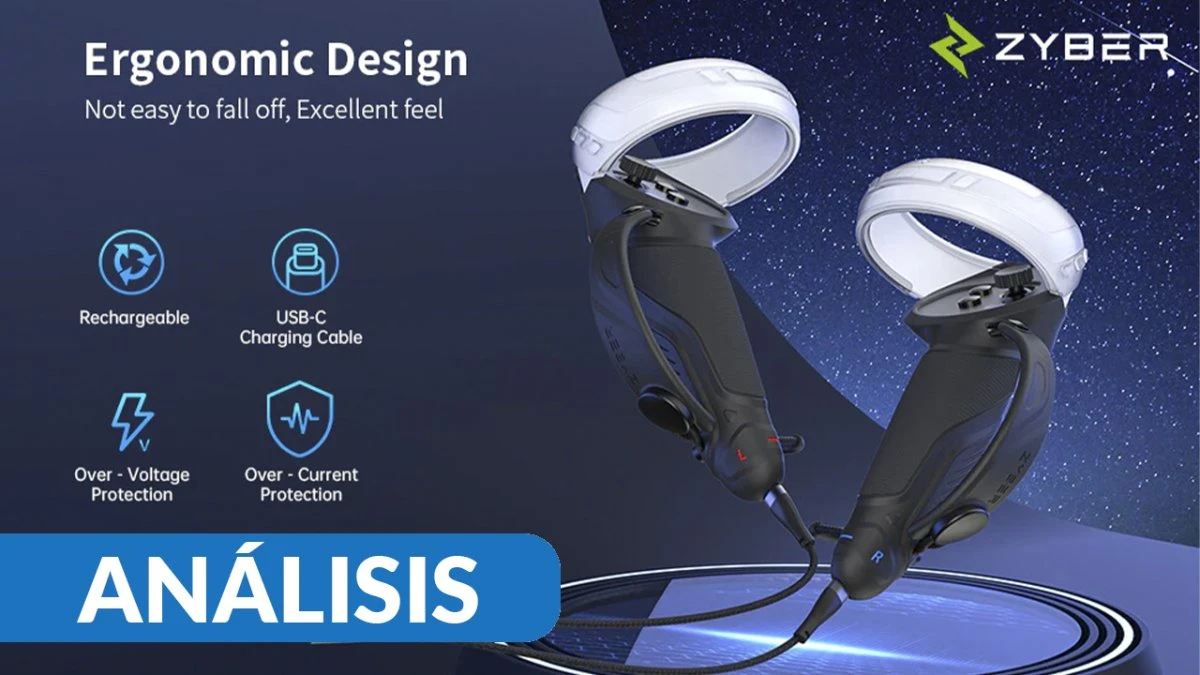 Análisis ZyberVR KNIGHT Direct-Charge Controller Grips - Accesorio Meta Quest 2