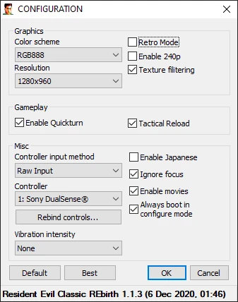 Resident Evil 1996 GOG análisis