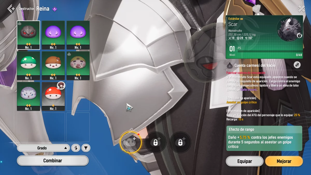 Mongil: Star Dive Monstruitos de Mongil: Star Dive