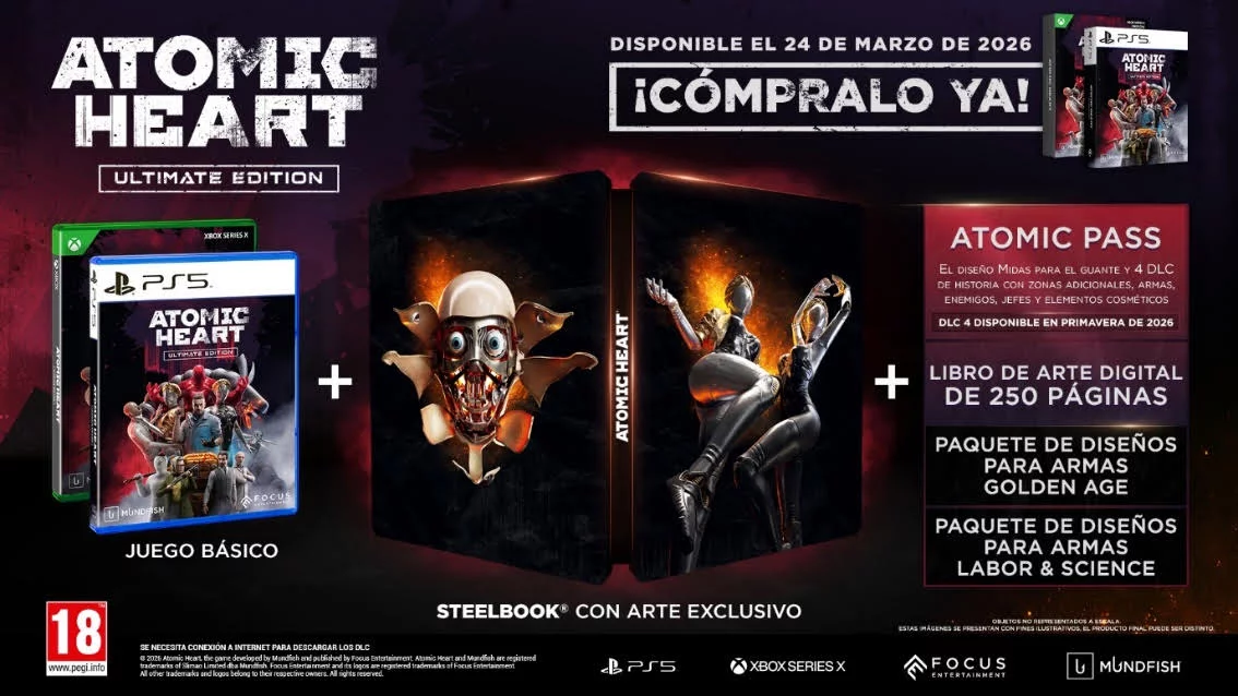 Edicion ultimate de Atomic Heart.