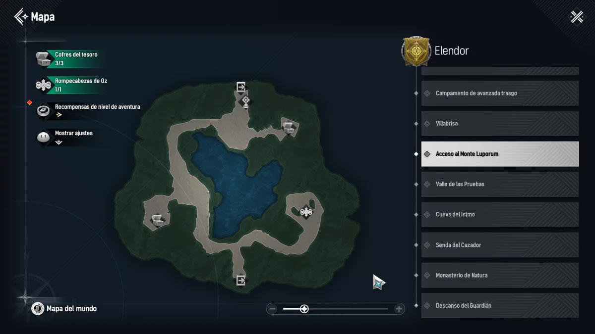 Acceso al monte Luporum