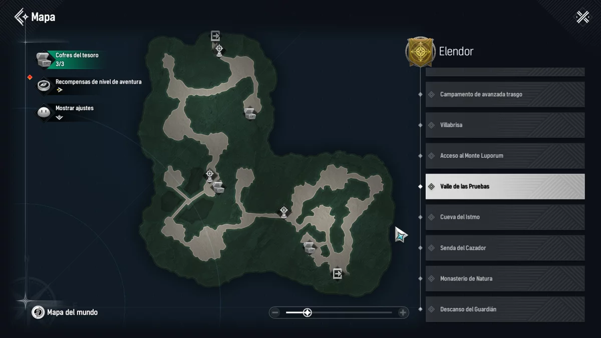 Valle de las pruebas