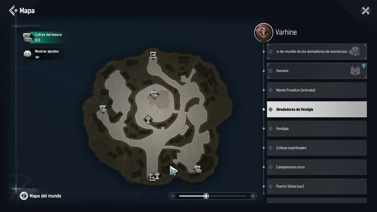 Alrededores de Vestigia