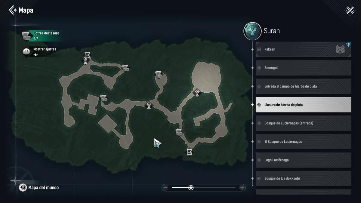 Llanura de hierba de plata