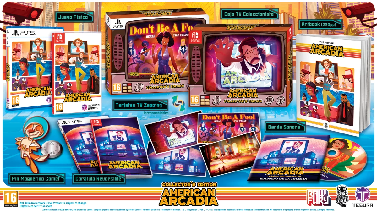 American Arcadia confirma su edición física para PS5 y Switch