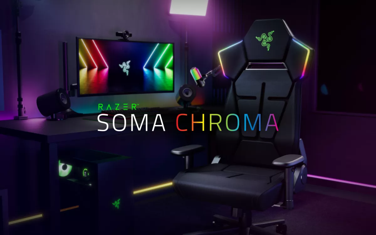 Razer Soma Chroma: su primera silla gaming con luces RGB
