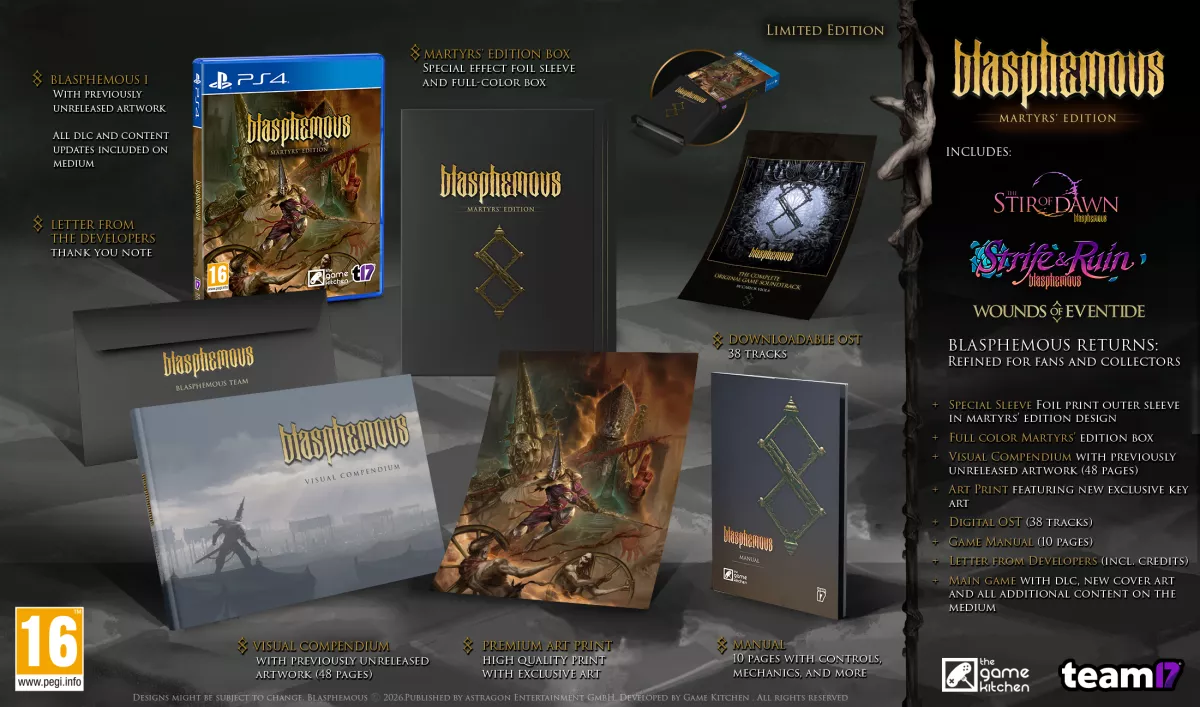 Blasphemous: Martyrs' Edition: una nueva edición física para coleccionistas