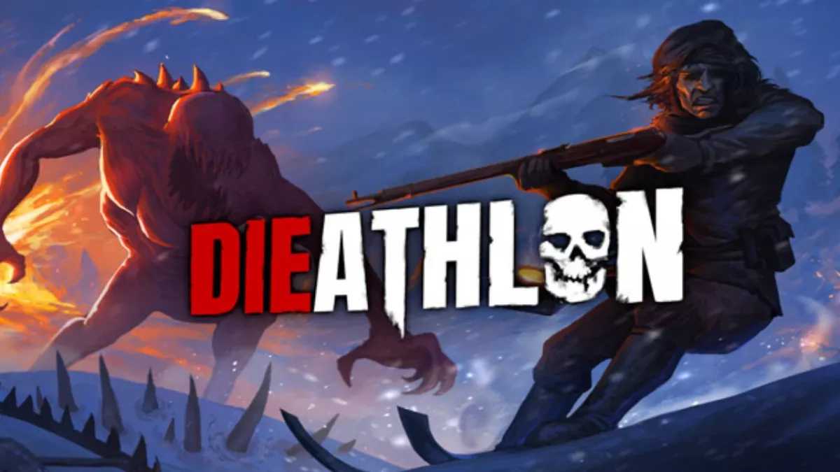 DIEATHLON: acción frenética sobre esquís en este shooter para PC