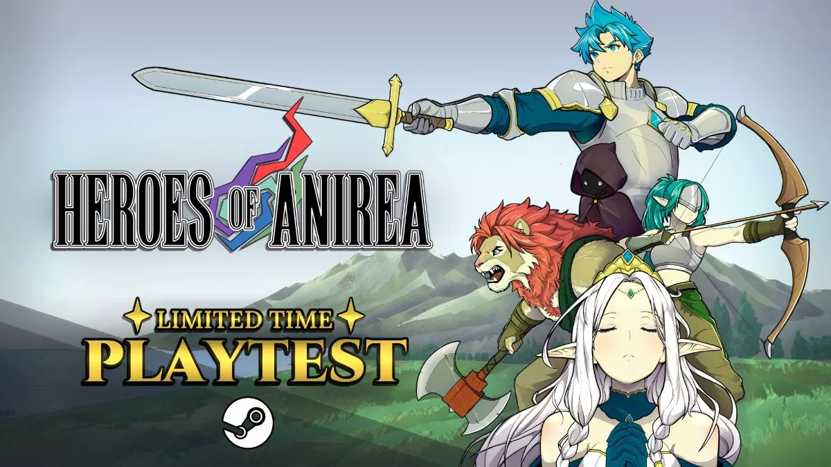 Heroes of Anirea, el JRPG táctico español, estrena prueba en Steam