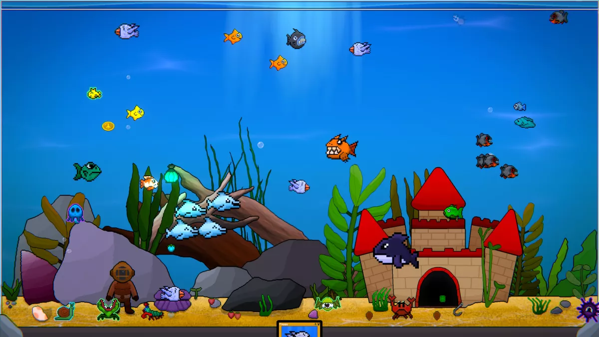 Loopquarium, el roguelite de gestión de acuarios y cartas, llega a Steam