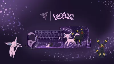 Razer lanza una colección de periféricos inspirada en Espeon y Umbreon