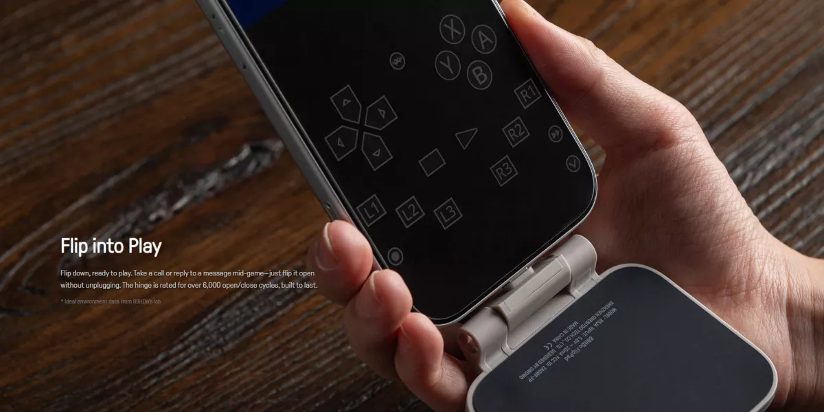 8BitDo FlipPad sale a la venta en Europa: características y precio del mando