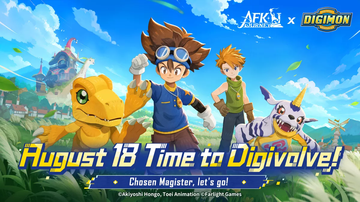 AFK Journey anuncia un evento colaborativo con Digimon Adventure