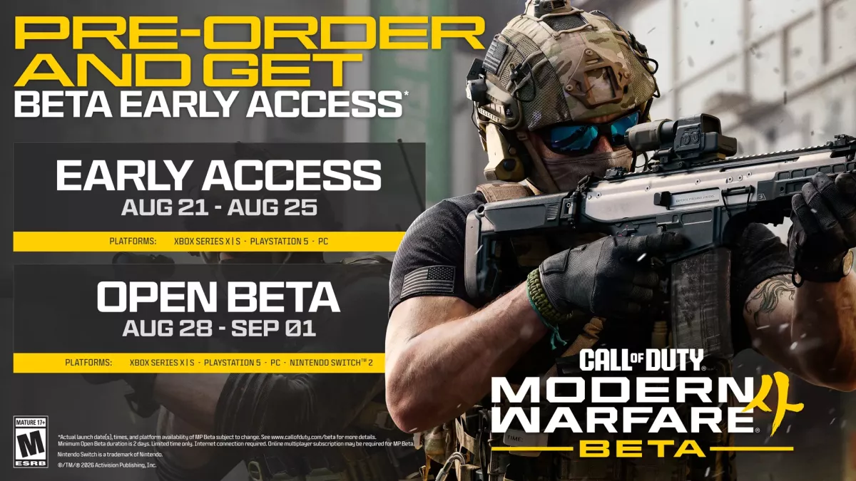 Call of Duty: Modern Warfare 4 detalla las fechas y contenidos de su beta