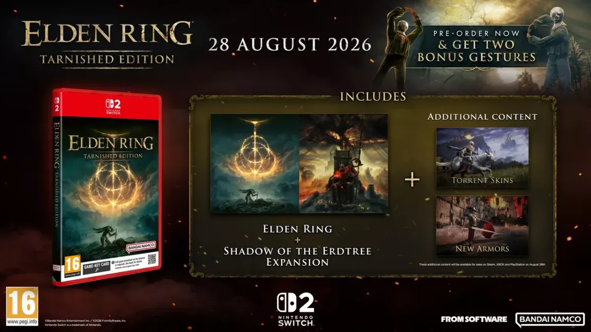 Elden Ring Tarnished Edition muestra su jugabilidad en Nintendo Switch 2