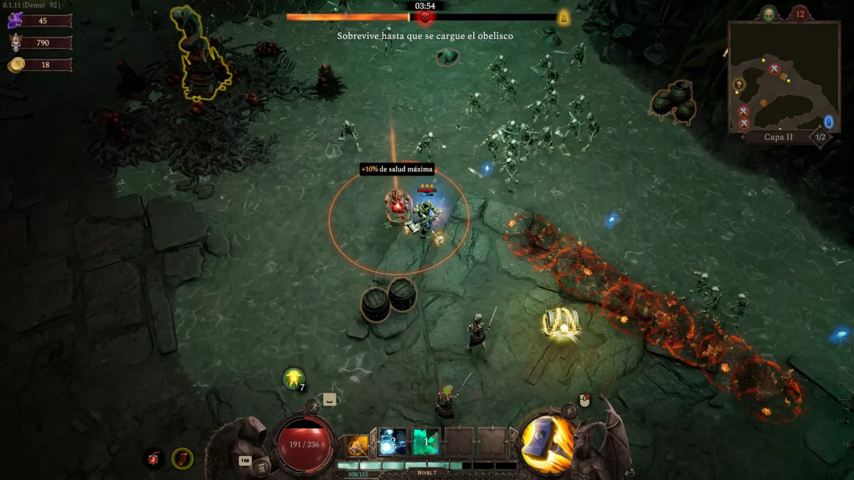 Hellforged: el resultado de mezclar Diablo y Vampire Survivors