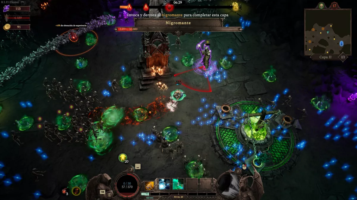 Hellforged: el resultado de mezclar Diablo y Vampire Survivors