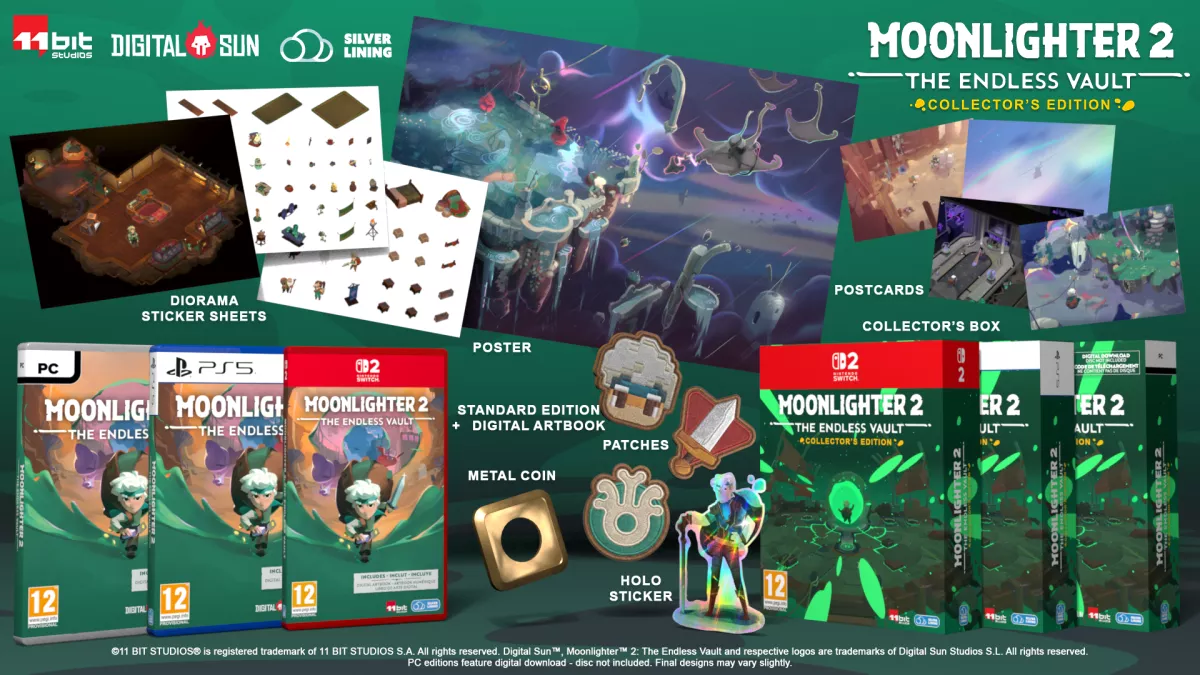 Moonlighter 2 confirma ediciones físicas en PS5, Nintendo Switch 2 y PC