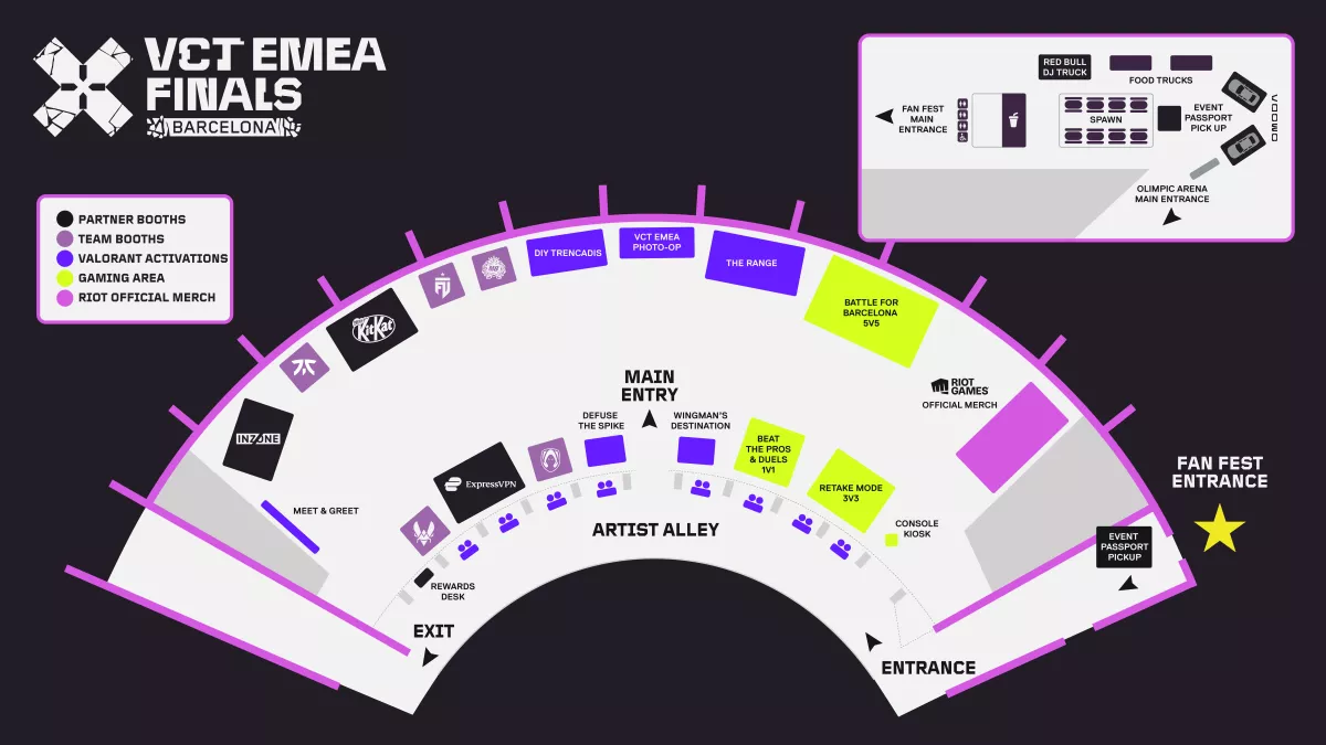 Riot Games anuncia el VCT EMEA Fan Fest de VALORANT en Barcelona del 28 al 30 de agosto Riot Games anuncia el VCT EMEA Fan Fest de VALORANT en Barcelona del 28 al 30 de agosto