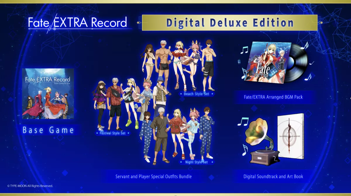Fate/EXTRA Record fija su fecha de lanzamiento para el 28 de enero de 2027