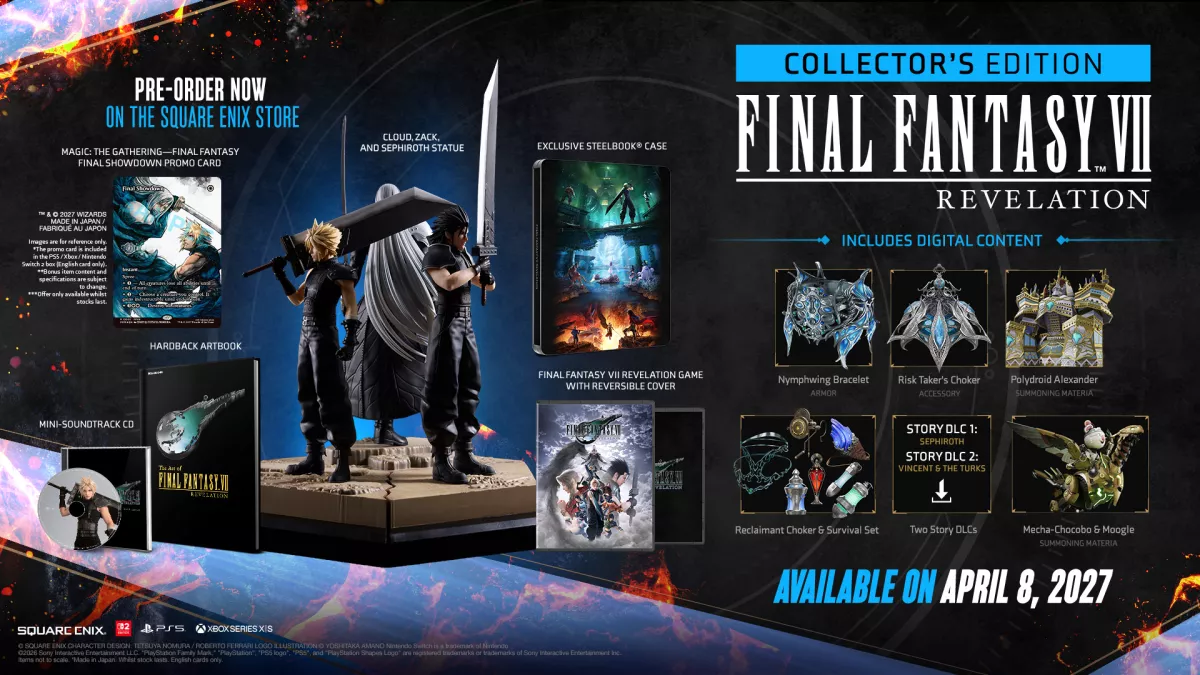 Final Fantasy VII Revelation llegará el 8 de abril de 2027 a consolas y PC Final Fantasy VII Revelation llegará el 8 de abril de 2027 a consolas y PC