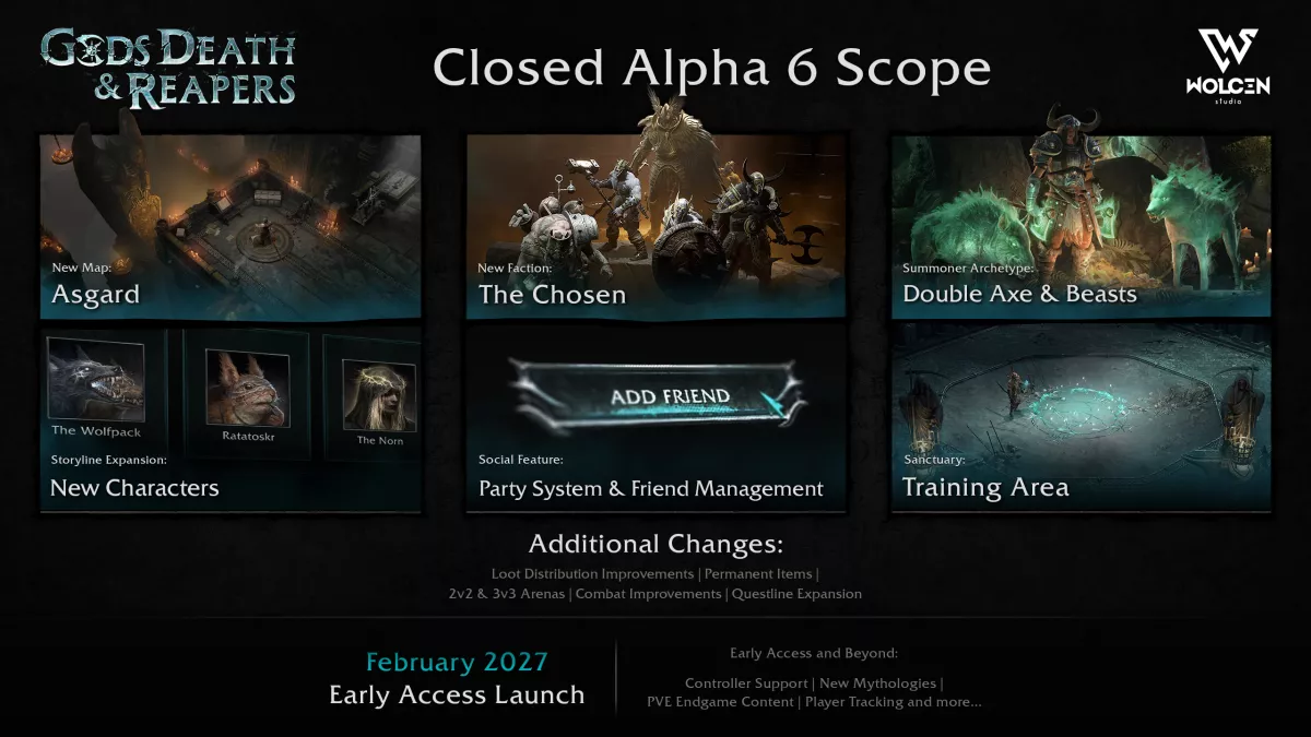 Gods, Death and Reapers retrasa su acceso anticipado y abre nueva alfa cerrada Gods, Death and Reapers retrasa su acceso anticipado y abre nueva alfa cerrada