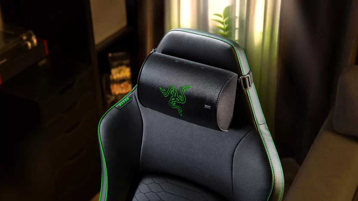 Razer Clio X: cojín reposacabezas con altavoces y audio espacial THX Razer Clio X: cojín reposacabezas con altavoces y audio espacial THX