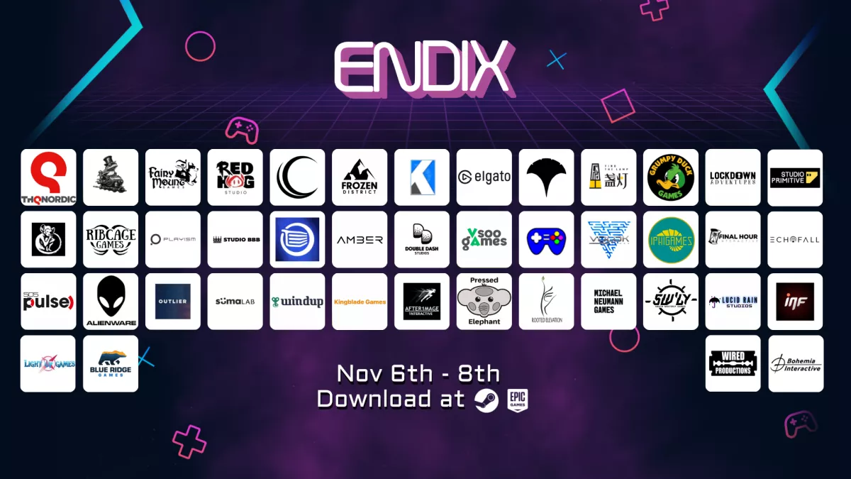 La feria digital ENDIX confirma su cartel de noviembre con más de 50 juegos