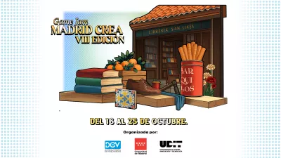 La Game Jam Madrid Crea celebra su VIII edición a partir del 16 de octubre