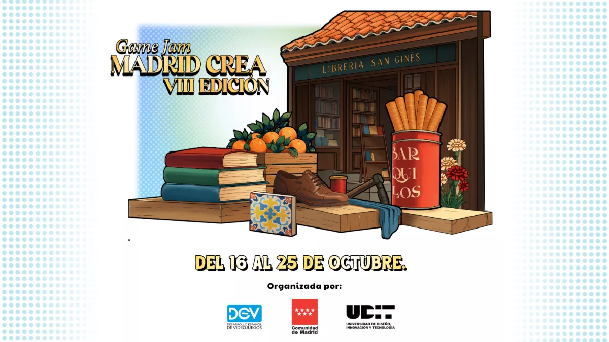 La Game Jam Madrid Crea celebra su VIII edición a partir del 16 de octubre