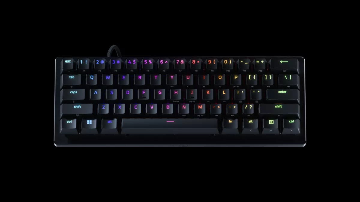 Razer presenta el teclado óptico analógico Huntsman V3 Pro Mini 8KHz