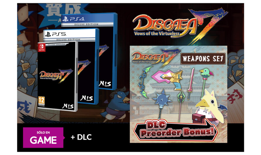 Reserva Disgaea 7: Vows of the Virtueless en GAME y llévate un DLC exclusivo de regalo