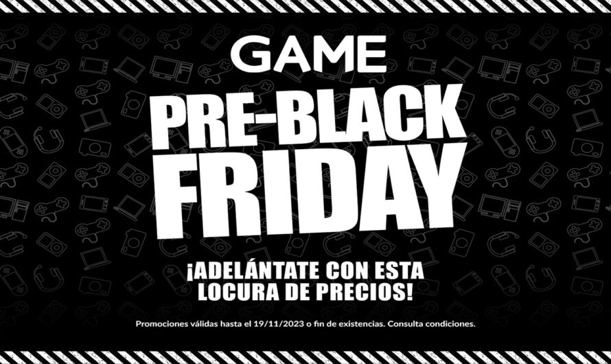 Descubre las ofertas Pre Black Friday de GAME